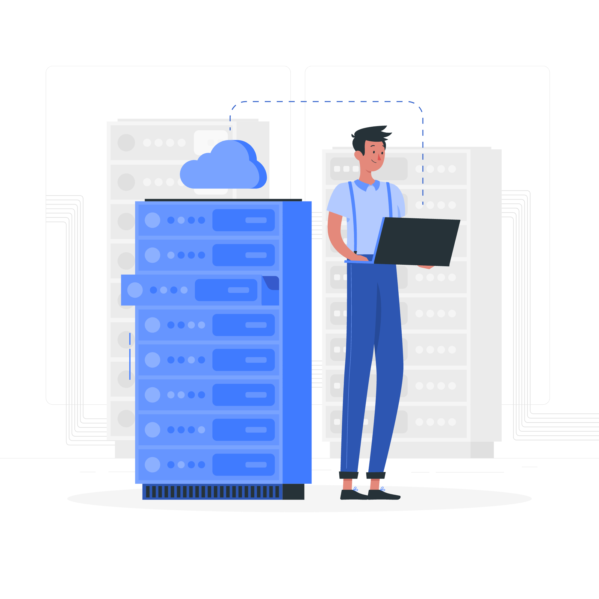 Arkanet layanan internet illustration